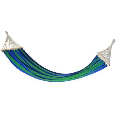 AMACA BAHAMAS RIGA BLU/VERDE  IN - COTONE - CM 200X100 - FERR 299480