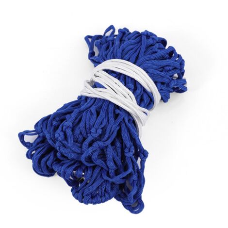 Amaca da esterno portatile e leggera, in grado di sostenere fino a 113 kg (250 libbre), con corda in nylon, ideale per campeggio e giardino (blu).