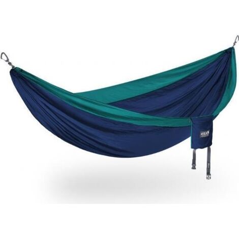 Amaca eno DoubleNest blu navy verde acqua 2 9 x 1 92 m