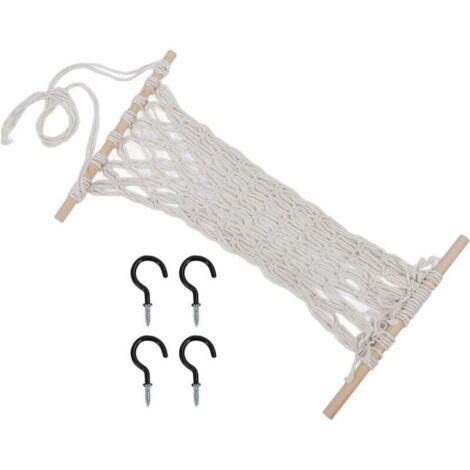 Amaca per frutta di grande capacità, borsa a rete intrecciata a mano per riporre frutta e verdura in cucina, moderno contenitore in stile minimalista con corda di cotone.