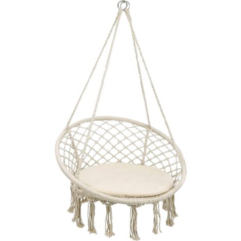 Amaca Polinesia 60x80cm con cuscino bianco