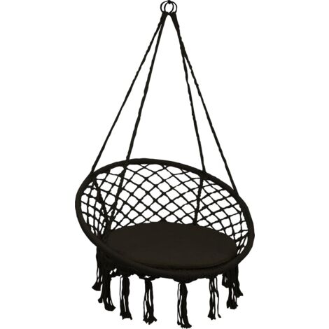 Amaca Polinesia 60x80cm con cuscino nero