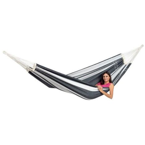 Amaca Sospesa Amazonas AZ-1019800 in Argento - Relax e Comfort all'Aperto