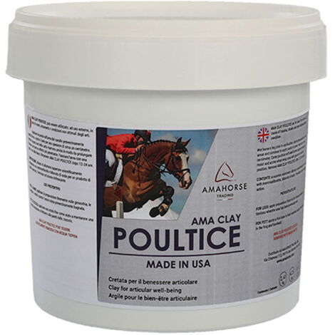 AMACLAY POULTICE Cretata per il benessere articolare astringente e defaticante barriera naturale  contro le infezioni 8,6 kg