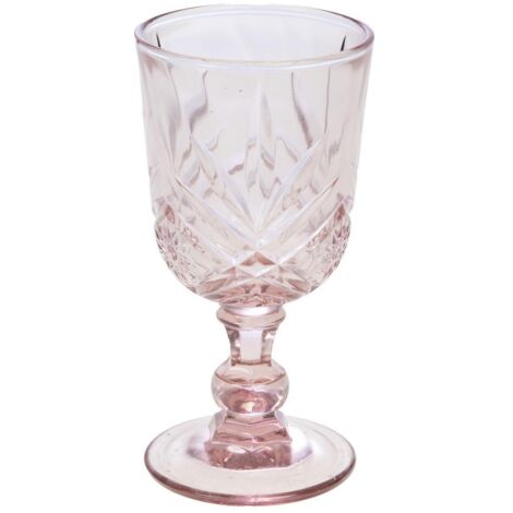 Amadeus - Boîte de 6 verres à pied rose