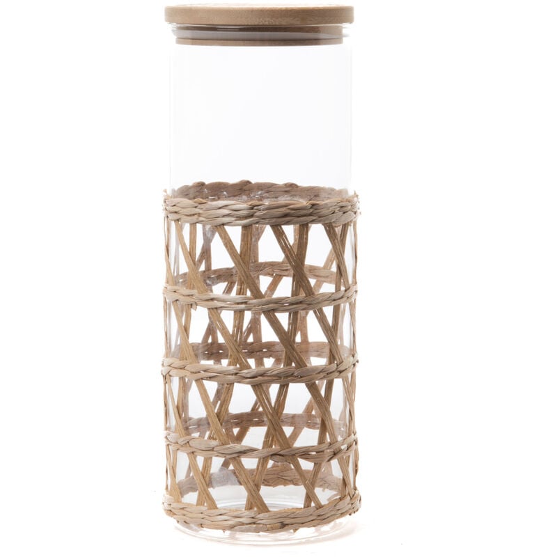 Amadeus - Bonbonnière Rafia 28 cm Salma - Transparent