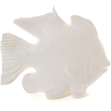 Amadeus - Bougie poisson blanc (lot de 4)