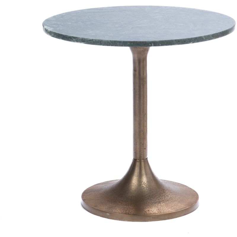 Amadeus - Bout de canapé Marbre vert 46 cm