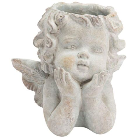 Amadeus - Cache pot ange naturel
