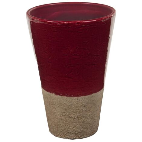 Amadeus - Cache pot Belga Cerise 19 cm