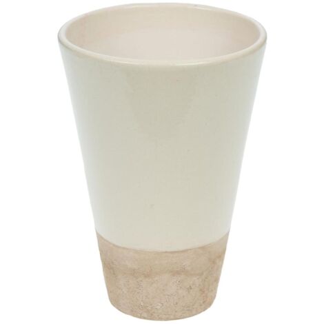 Amadeus - Cache pot Belga Ivoire 19 cm