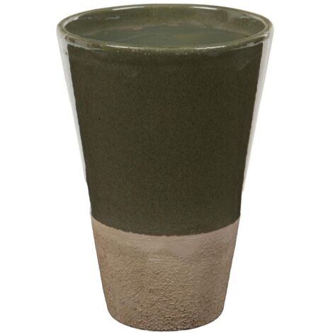 Amadeus - Cache pot Belga Olive 19 cm