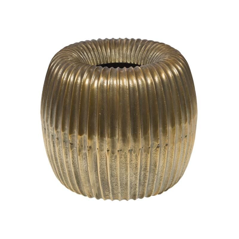 Cache pot gold 27 cm en aluminium - Amadeus