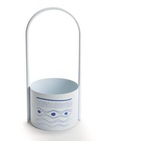 Amadeus - Cache pot Mer blanc
