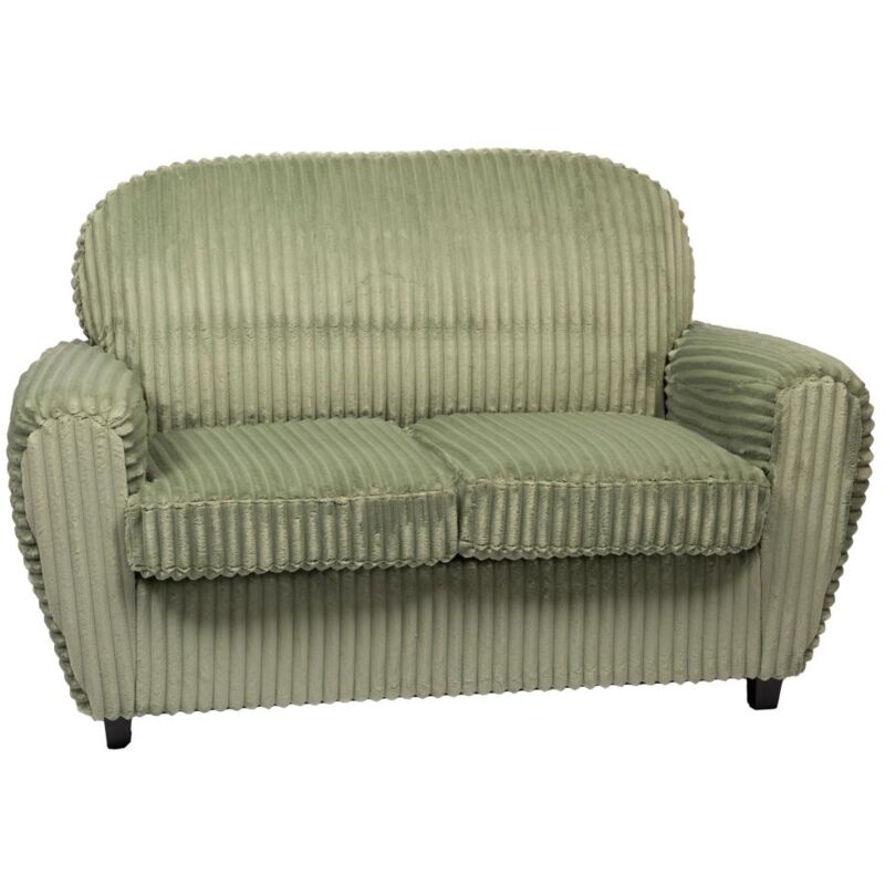 Canapé club velours vert - Amadeus