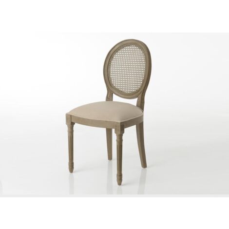 Amadeus - Chaise Médaillon taupe