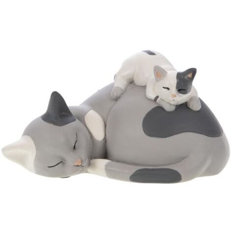 Amadeus - Chat maman et bébé dormeur