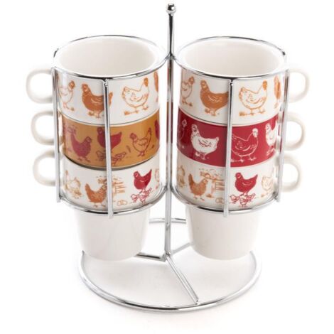 Amadeus - Coffret de 6 tasses expresso Maggie