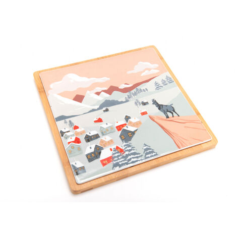 Amadeus - Coffret plateau carré montagne