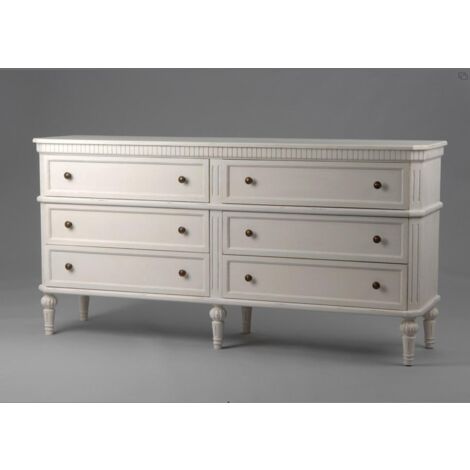 Amadeus - Commode double Léonie 6 tiroirs en kit