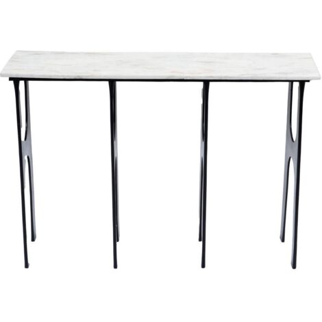 Amadeus - Console marbre blanc Ethnique