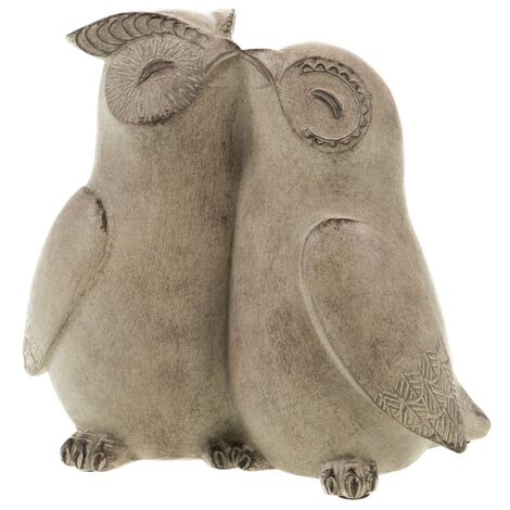 Amadeus - Couple hiboux et chouette 15 cm