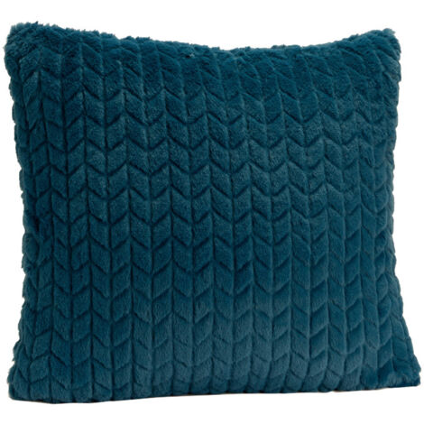Amadeus - Coussin bleu nuit chevron 40x40 cm