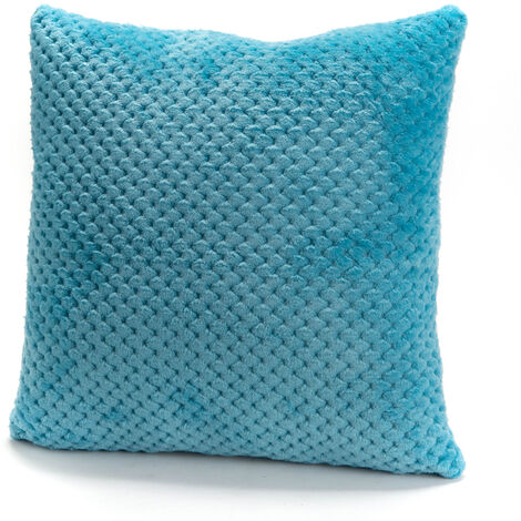 Amadeus - Coussin Damier turquoise 40x40 cm