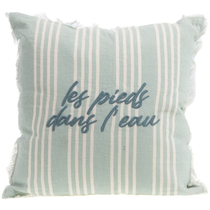 Coussin les pieds dans l'eau 45x45 cm - Amadeus