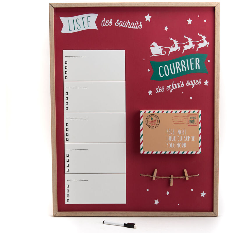 Décoration Murale liste Noël - Amadeus