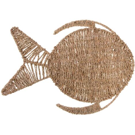 Amadeus - Décoration murale Poisson en rotin