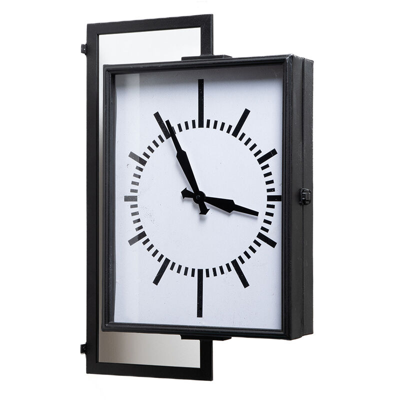 Amadeus - Horloge gare 60 cm - Noir