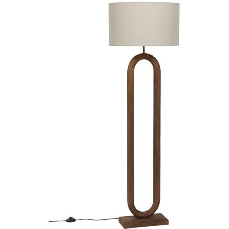 Amadeus - Lampe de lecture Masseo abat jour en lin