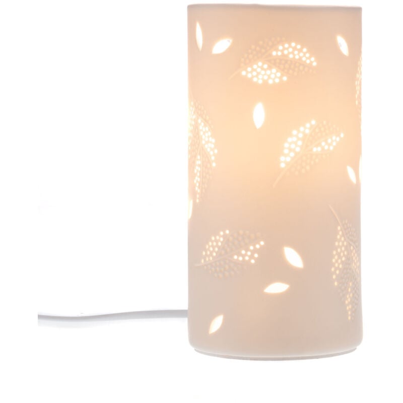 Amadeus - Lampe tube feuilles 20 cm