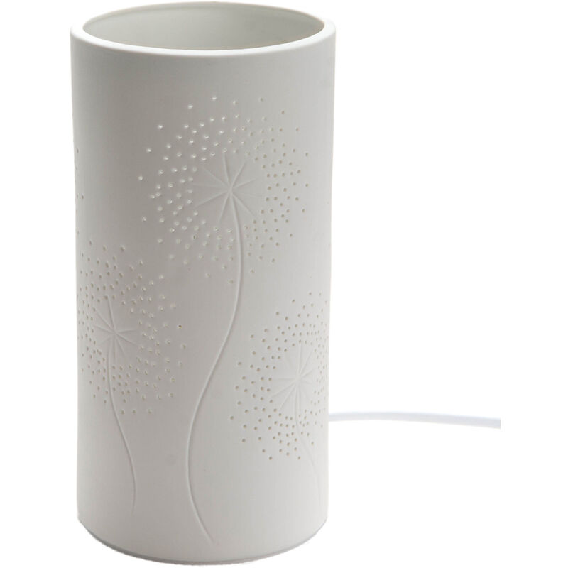 Amadeus - Grande lampe à poser blanche graminées