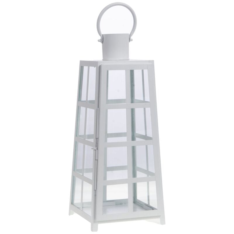 Amadeus - Lanterne Nayo métal blanc