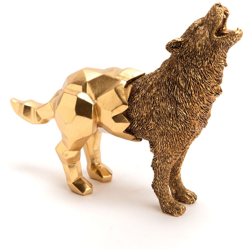 Loup doré mi origami - Amadeus