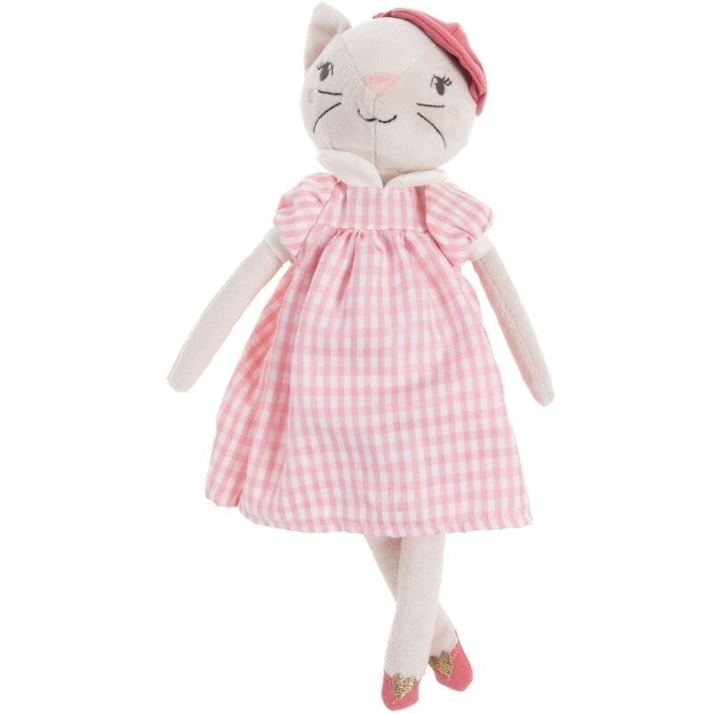 Peluche Mia le petit chat - Rose - Amadeus