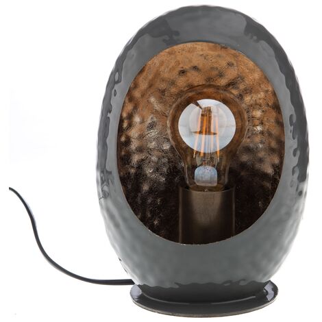 Amadeus - Petite Lampe cocon gris