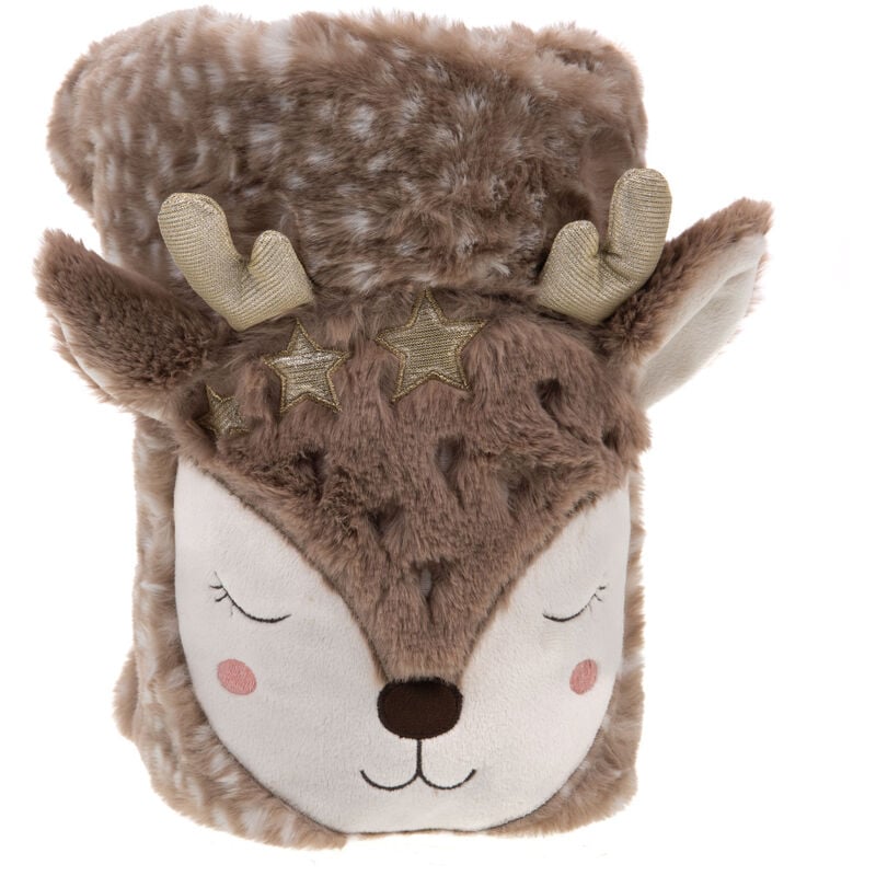 Amadeus - Plaid biche 100x73 cm