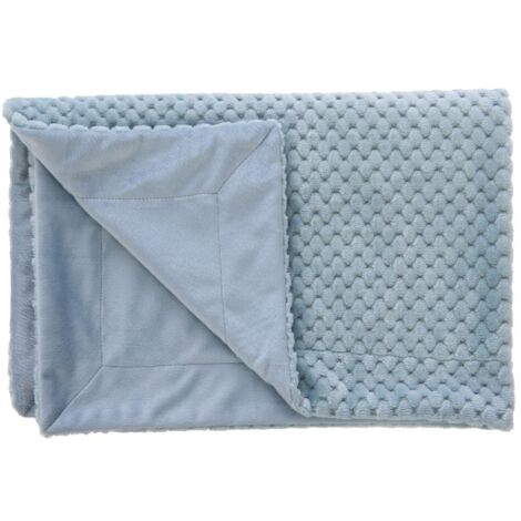 Amadeus - Plaid enfant Rétro bleu 100x75 cm
