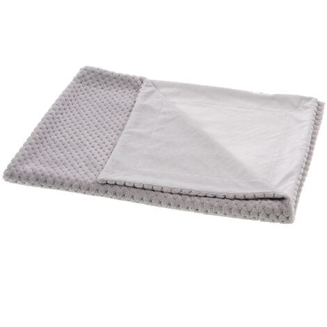 Amadeus - Plaid enfant rétro gris 100x75 cm