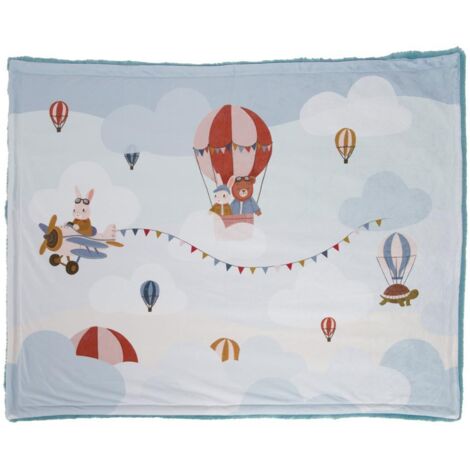 Amadeus - Plaid Montgolfière 100x75 cm
