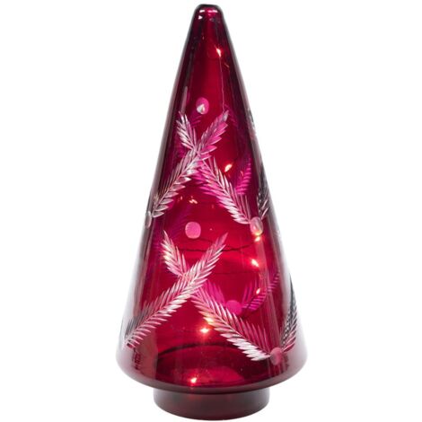 Amadeus - Sapin de Noël Led fuchsia 30 cm