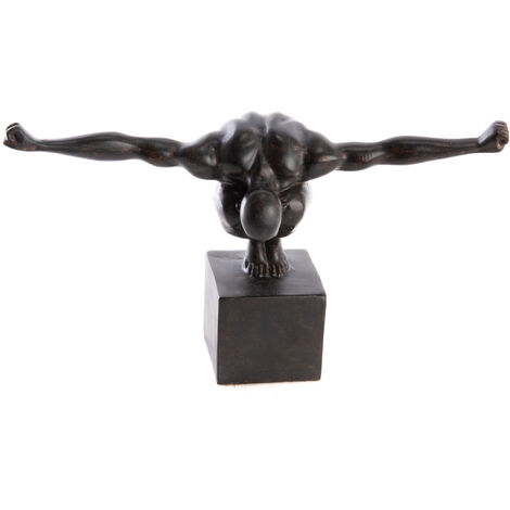 Statue panthere noire en resine Amadeus