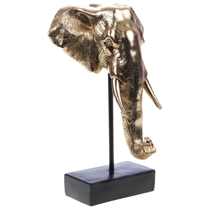 Amadeus - Statue éléphant doré 18,5 cm - Or