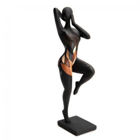 Amadeus - Statue femme Eline noire hauteur 40 cm