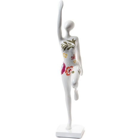 Amadeus - Statue femme Luisa blanc