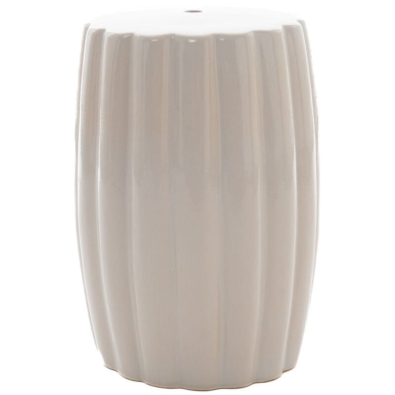 Amadeus - Tabouret Hortance blanc en céramique