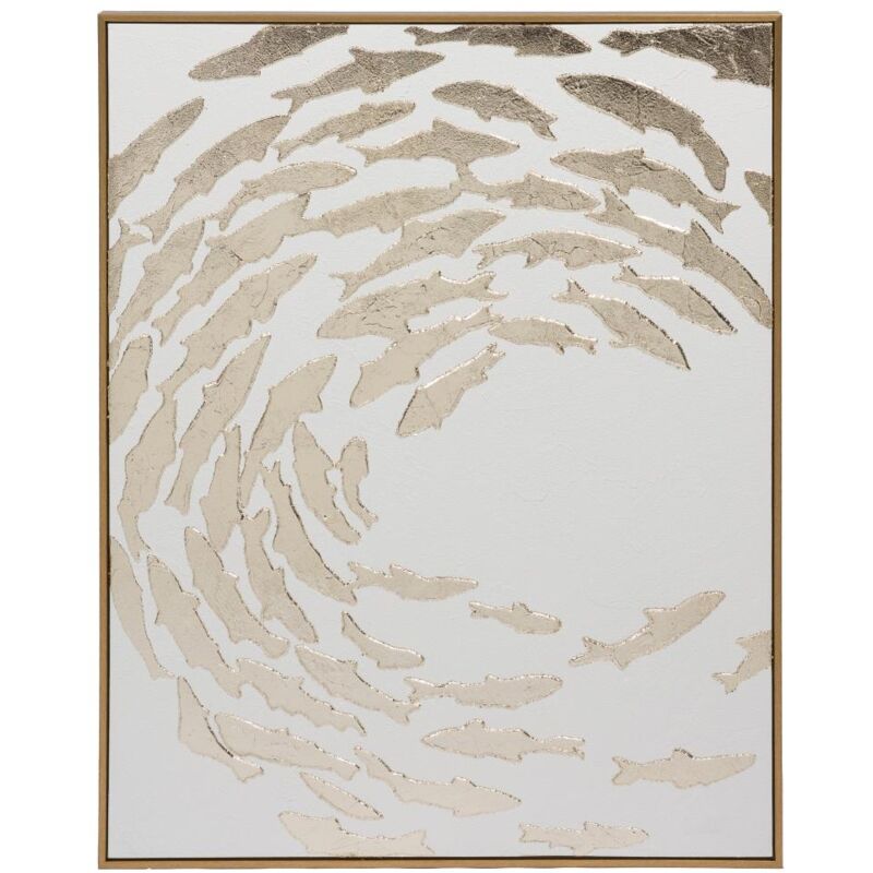 Toile Poissons Dorés 80 x 100 cm - Amadeus